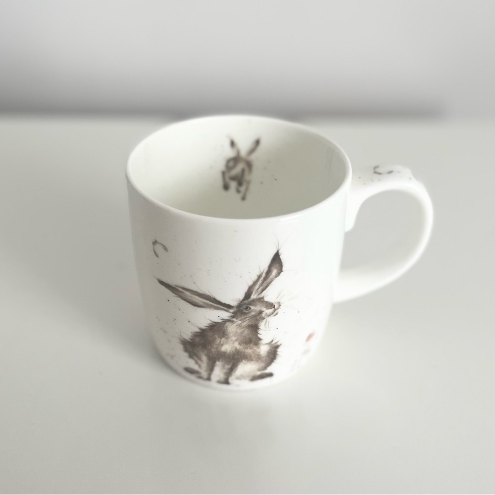 Royal Worcester Wrendale Designs Good Hare Day 14 Ounce Mug (Hare)